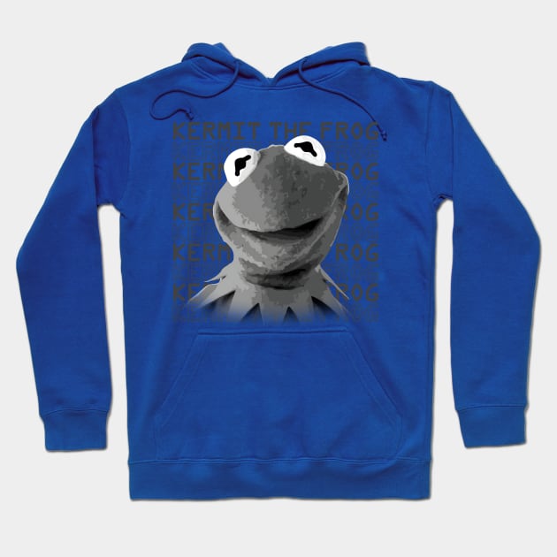 Kermit The Grey Frog Design Hoodie by the lucky friday